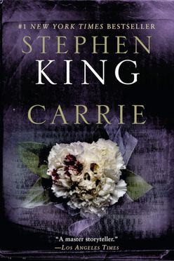 A cover of Carrie by Stephen King (1974)